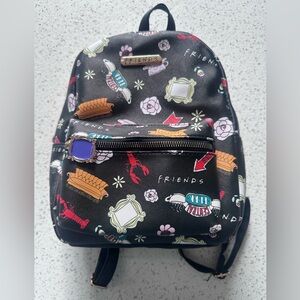 Friends Themed Black MiniBackpack